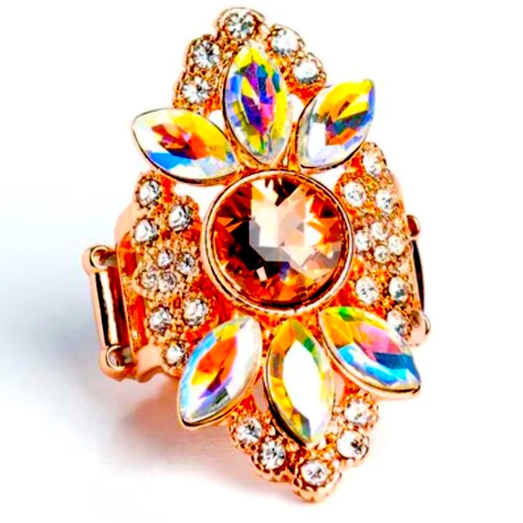 Paparazzi Jewelry - 💥⭐️💥 SHINE❗️PAPARAZZI “GLISTEN HERE!” COPPER RING❗️ STUNNING❗️💥⭐️💥